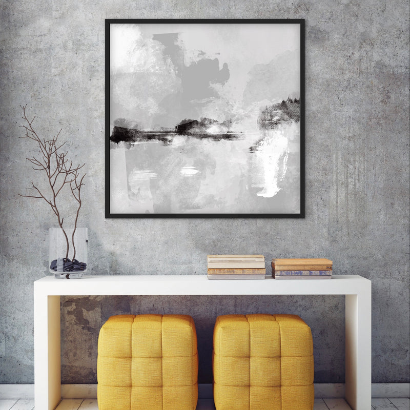 Framed Canvas - Clouded Horizon