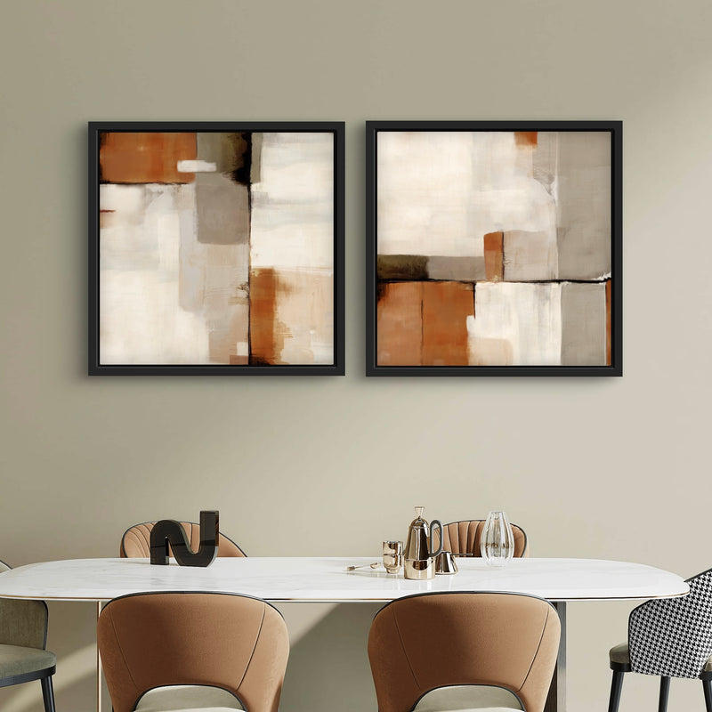 Framed Canvas Set of 2 - Sahara