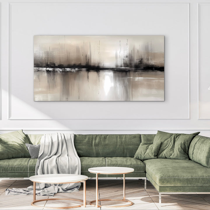 Abstract Canvas - Dusk Line