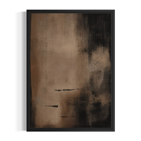 Framed Canvas - Charcoal Nights