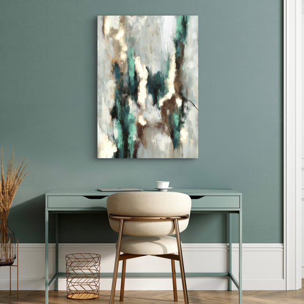 Abstract Canvas - Green Forest