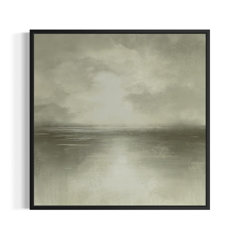 Framed Canvas - Misty Shore