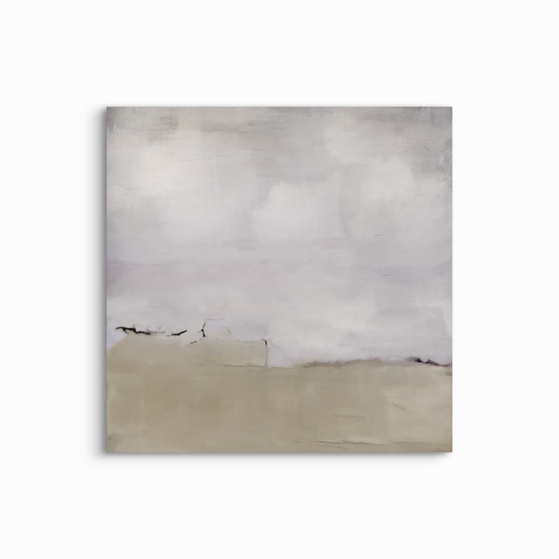 Abstract Canvas - Silver Clouds