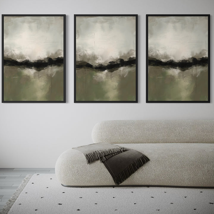 Set of 3 Framed Canvas - Nature Dive