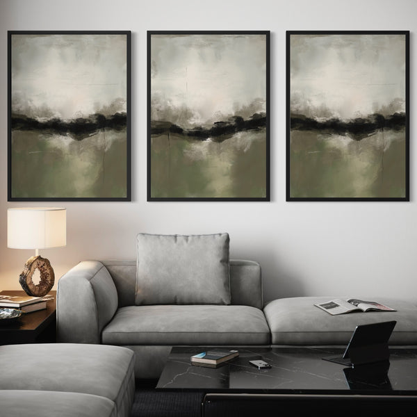 Set of 3 Framed Canvas - Nature Dive