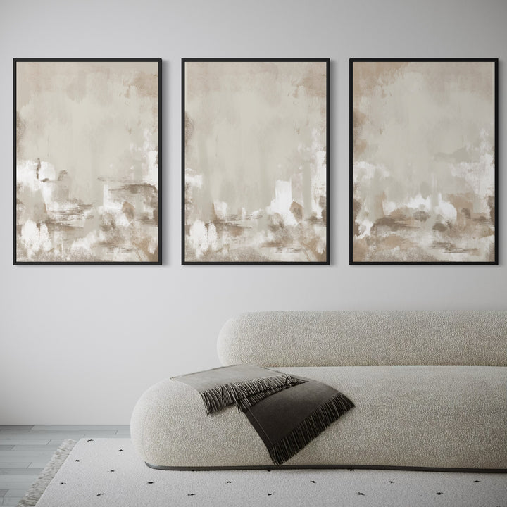 Set of 3 Framed Canvas - Capri