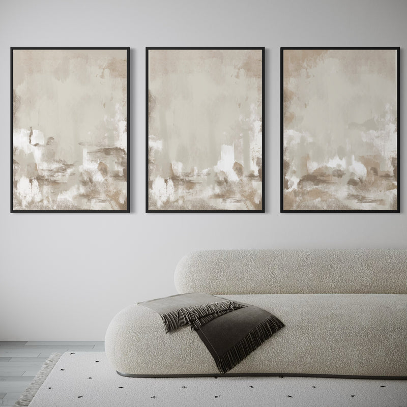 Set of 3 Framed Canvas - Capri