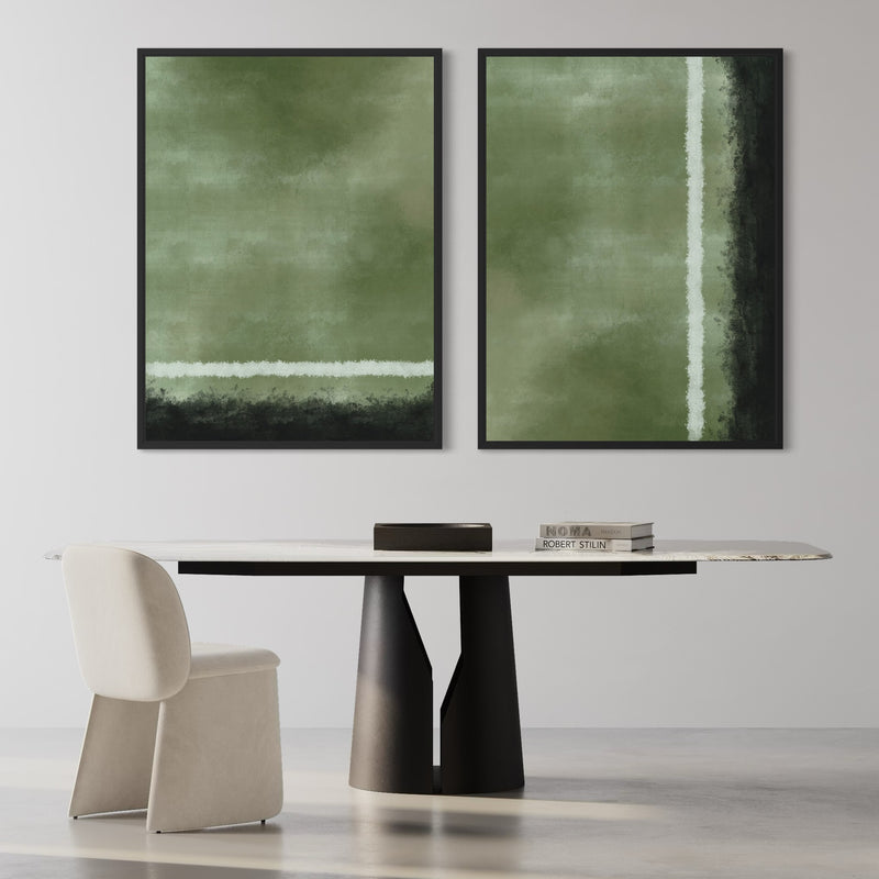 Framed Canvas Set of 2 - Mosslight