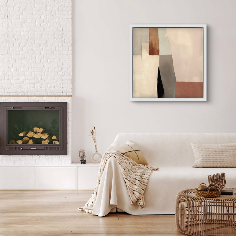 Framed Canvas - Desert Columns