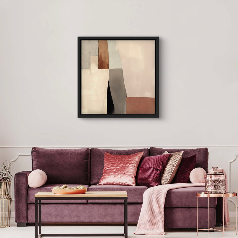 Framed Canvas - Desert Columns