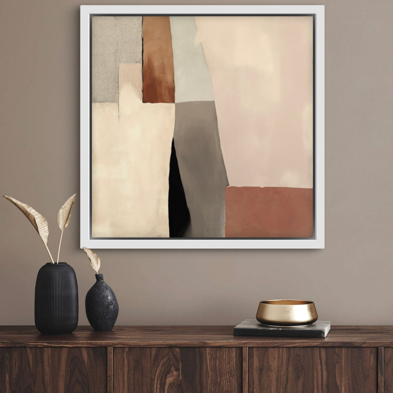 Framed Canvas - Desert Columns