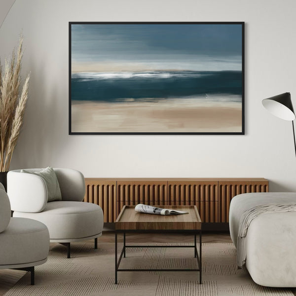 Framed Canvas - Coastal Whisper