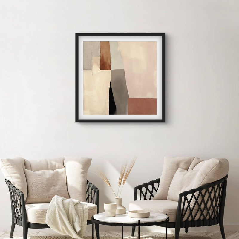 Set of 1 - Abstract Art  'Desert Columns'