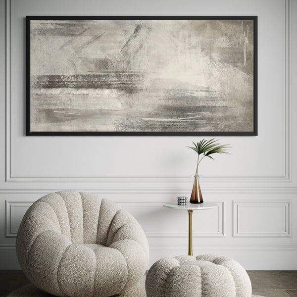 Framed Canvas - Grey Mirage