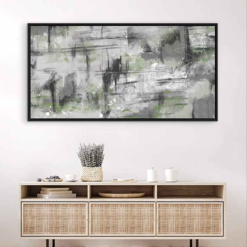 Framed Canvas - Urban Mist