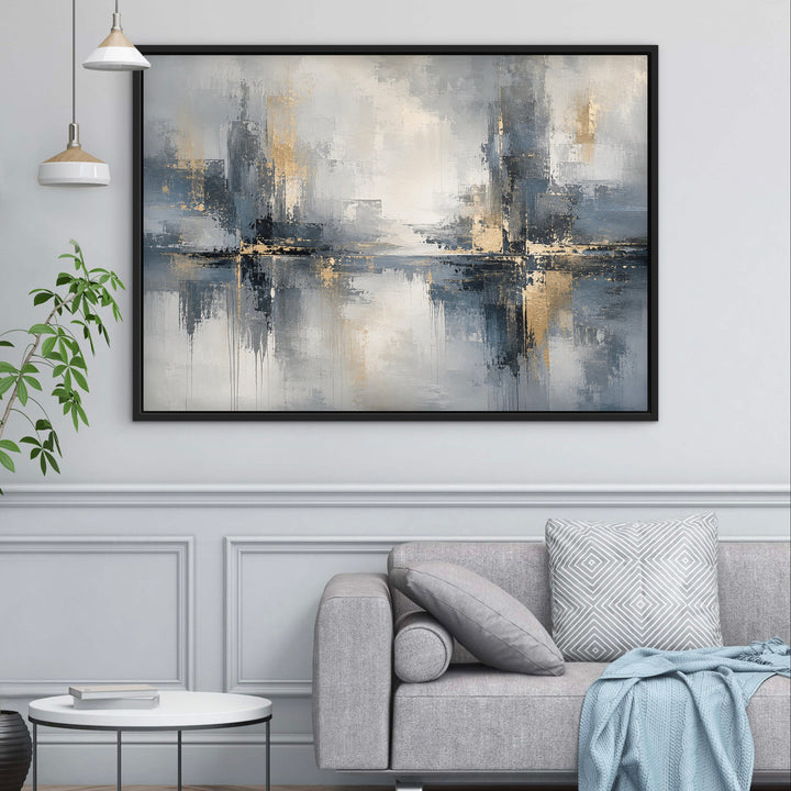 Framed Canvas - Manhattan Gold