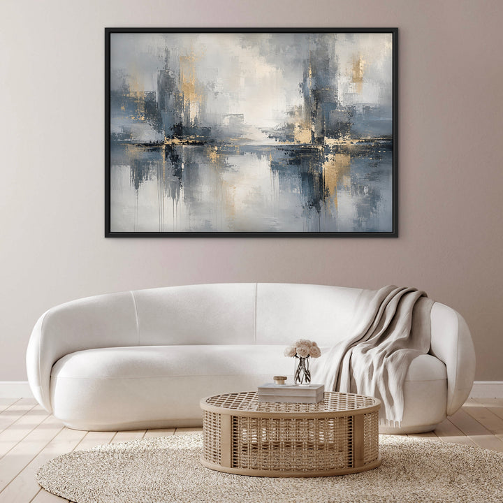 Framed Canvas - Manhattan Gold
