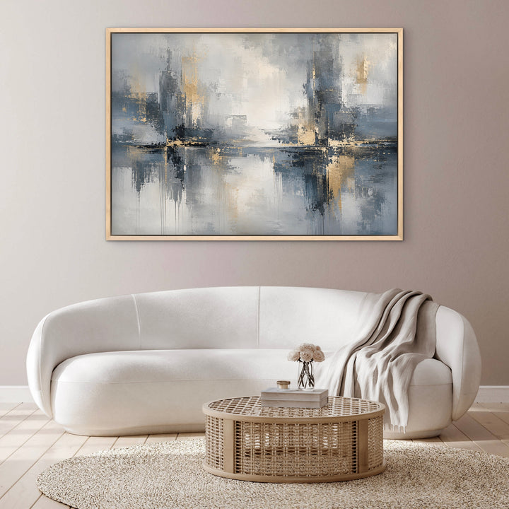 Framed Canvas - Manhattan Gold