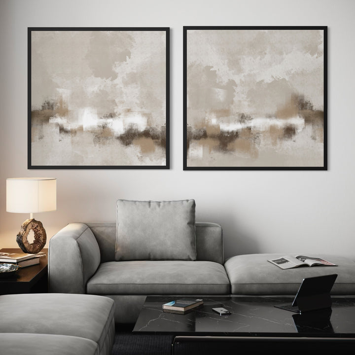 Abstract Art set of 2 prints - Sorrento