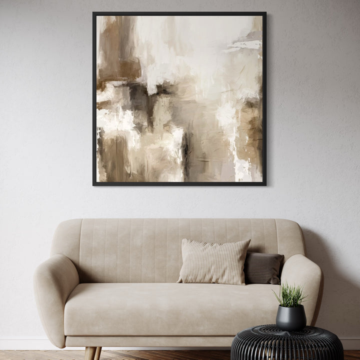 Framed Canvas - Santorini