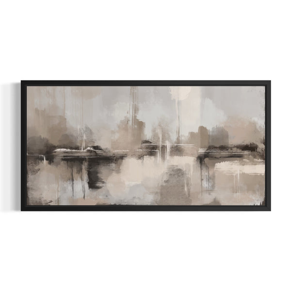 Framed Canvas - Mountain Dusk