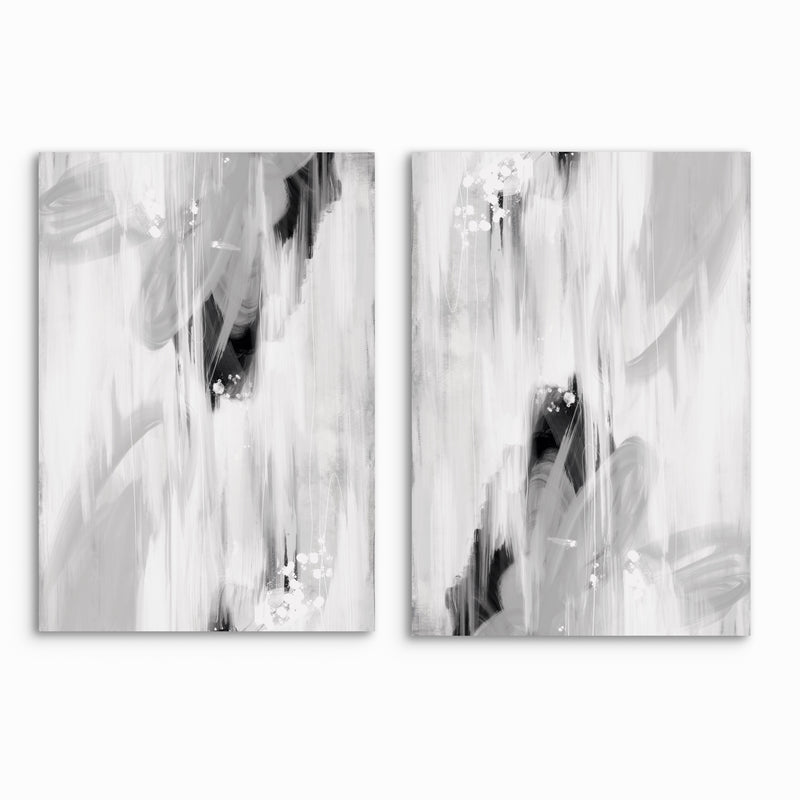 Abstract Canvas Set of 2 - Monaco