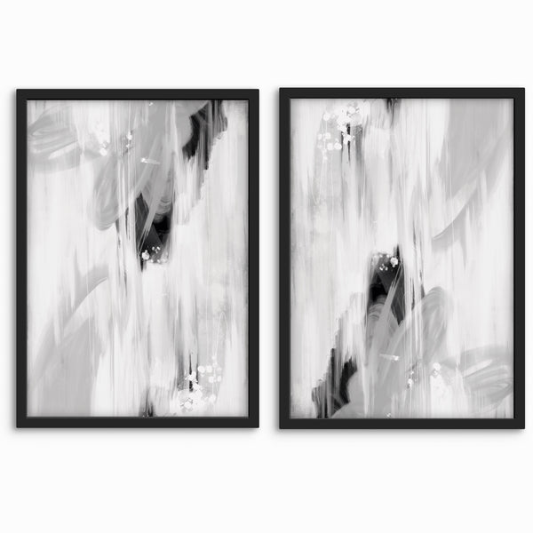 Abstract Art Set of 2 prints - Monaco