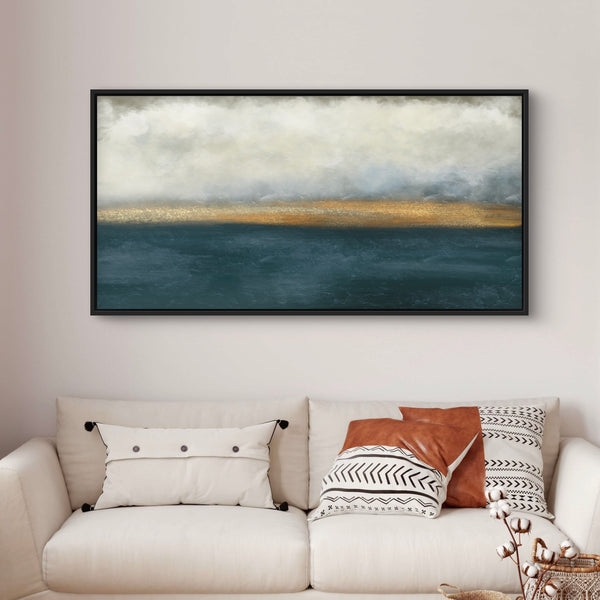 Framed Canvas - Coastal Serenity