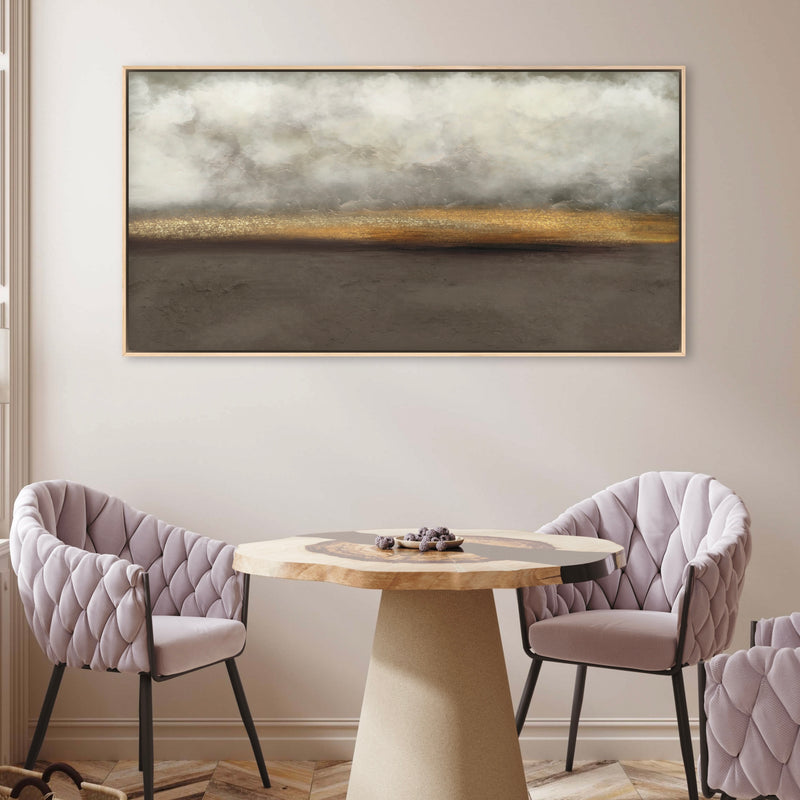 Framed Canvas - Golden Expanse