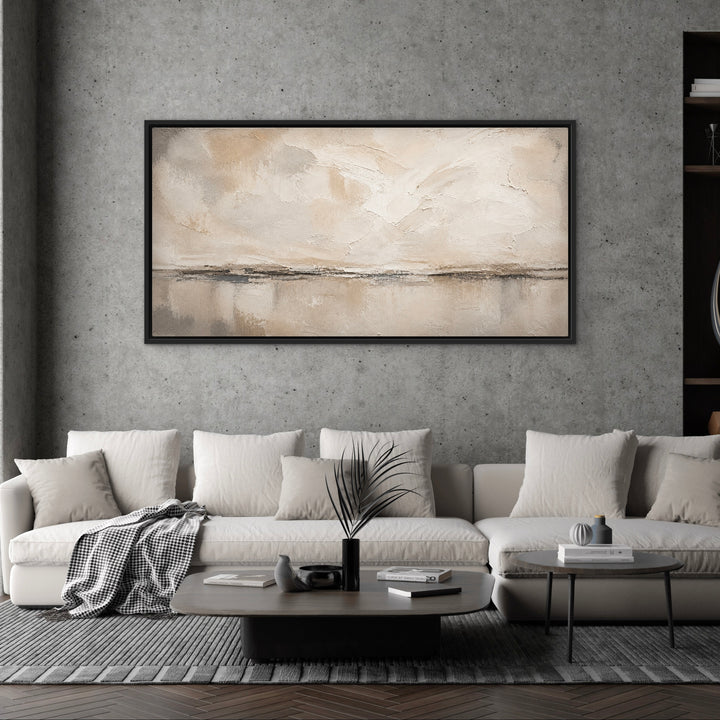 Gerahmte Leinwand - Rosa Abenddämmerung