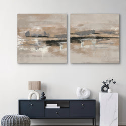 Abstract Canvas Set of 2 - Rome