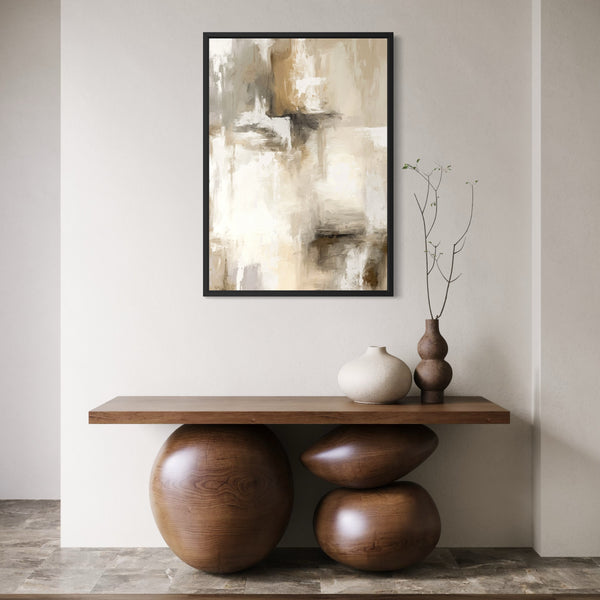 Framed Canvas  - Santorini