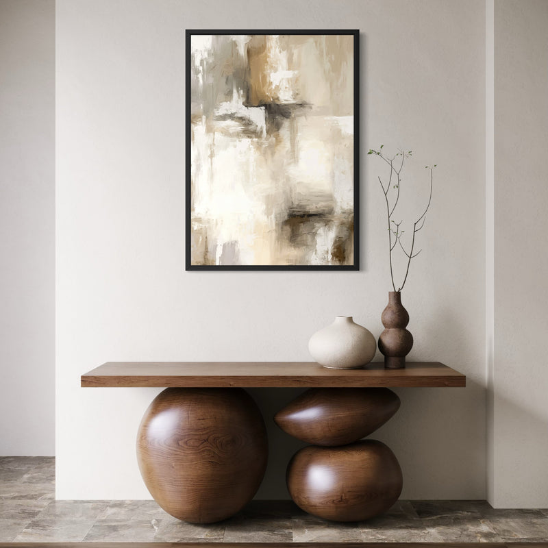 Framed Canvas  - Santorini