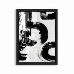 Framed Canvas  - Swirls