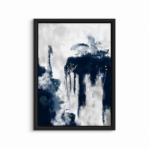 Framed Canvas  - Blue Storm