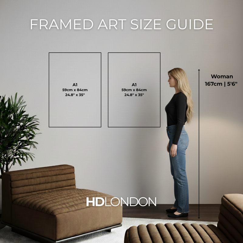 Framed Canvas Set of 2 - Paris