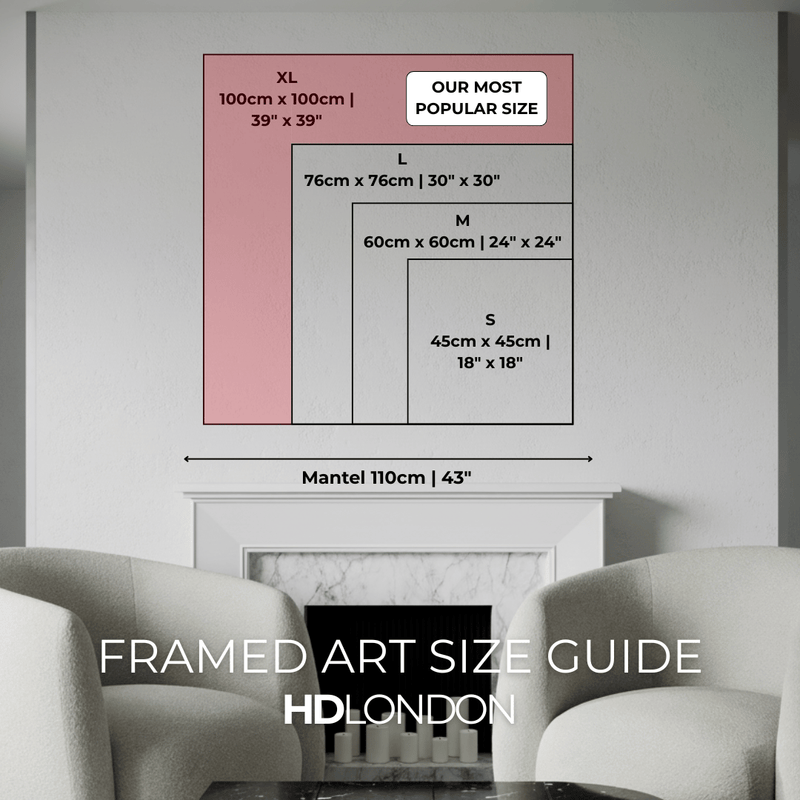 Framed Canvas Set of 2 - Grey Horizon