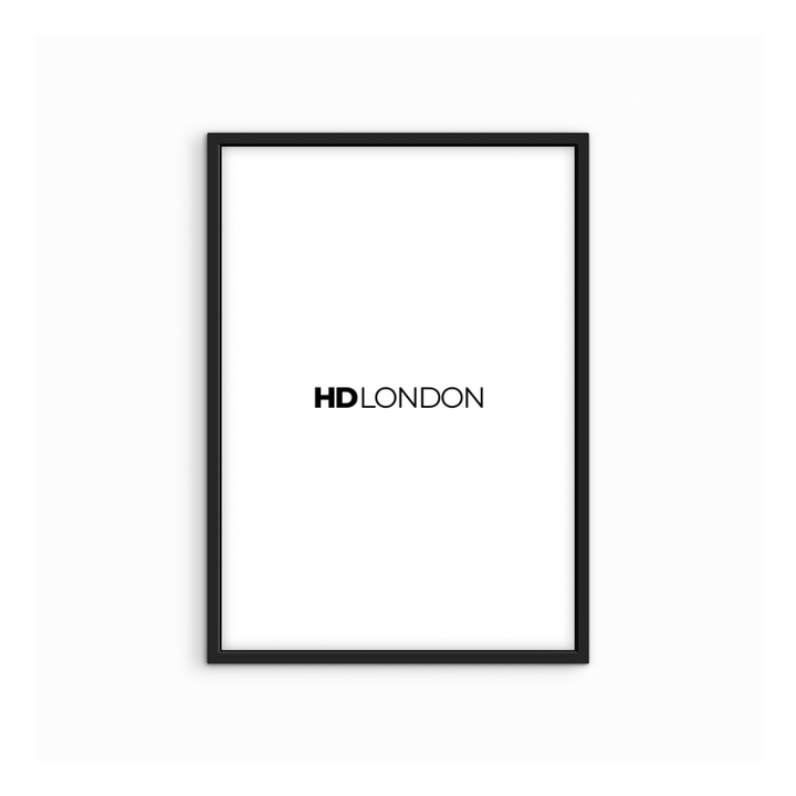 Portrait Wooden Frame (Black)