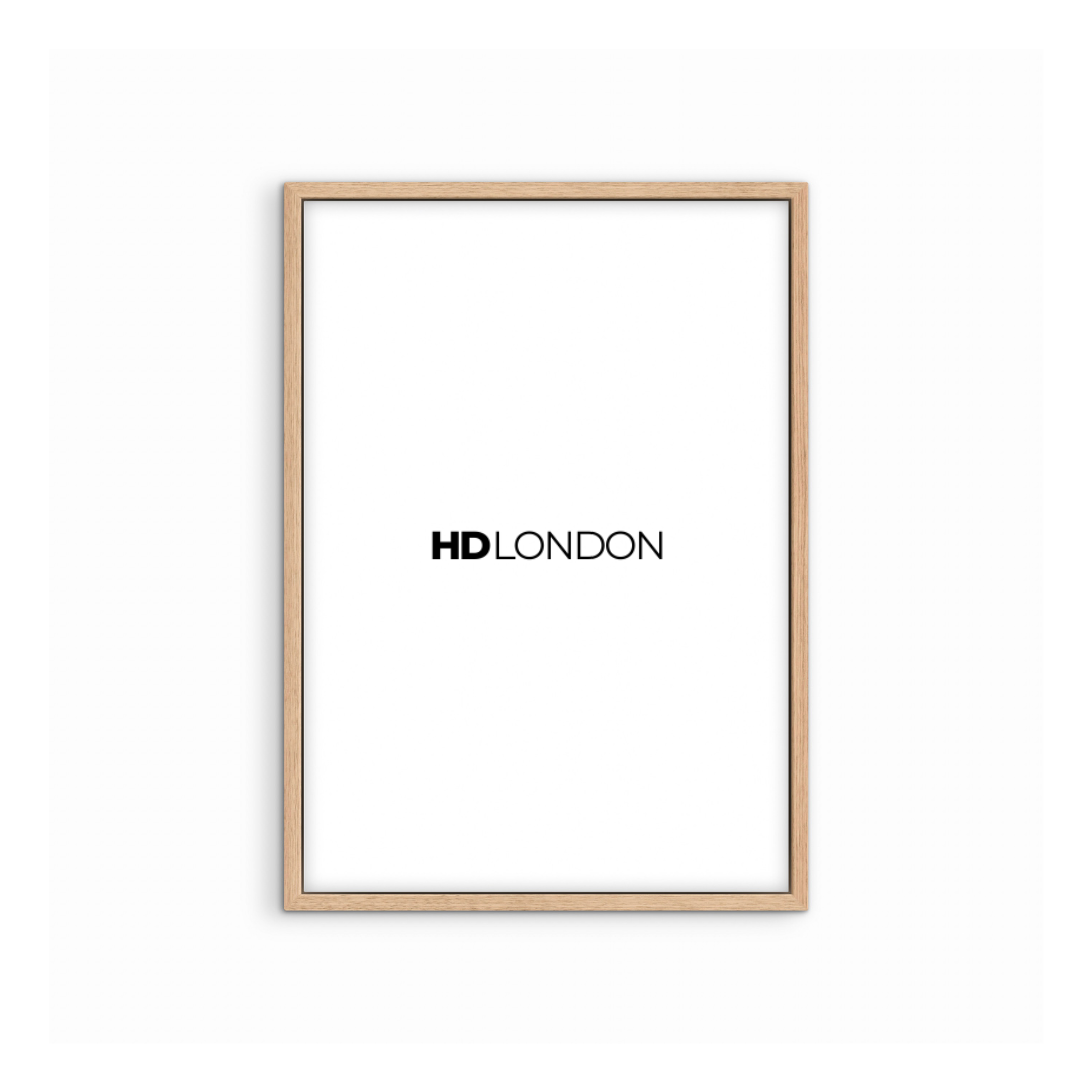 Portrait Wooden Frame (Natural)
