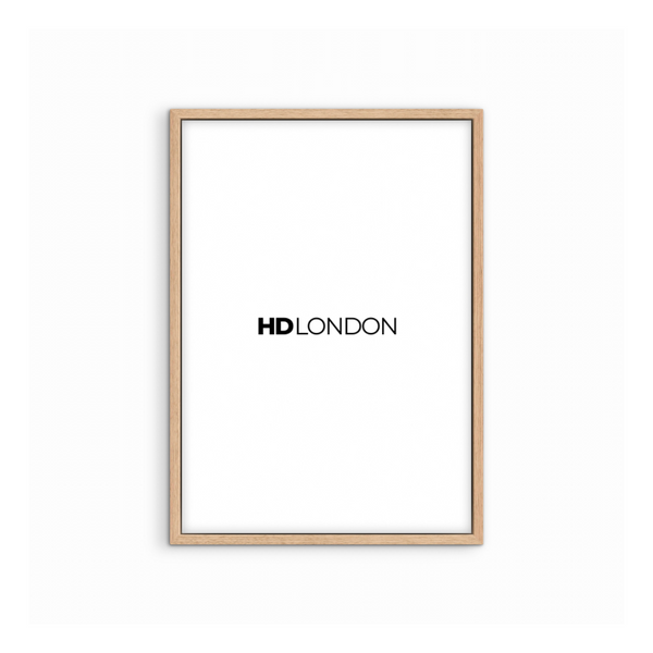 Portrait Wooden Frame (Natural)