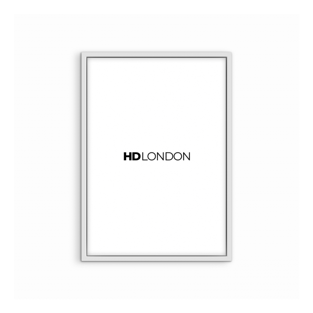 Portrait Wooden Frame (White)