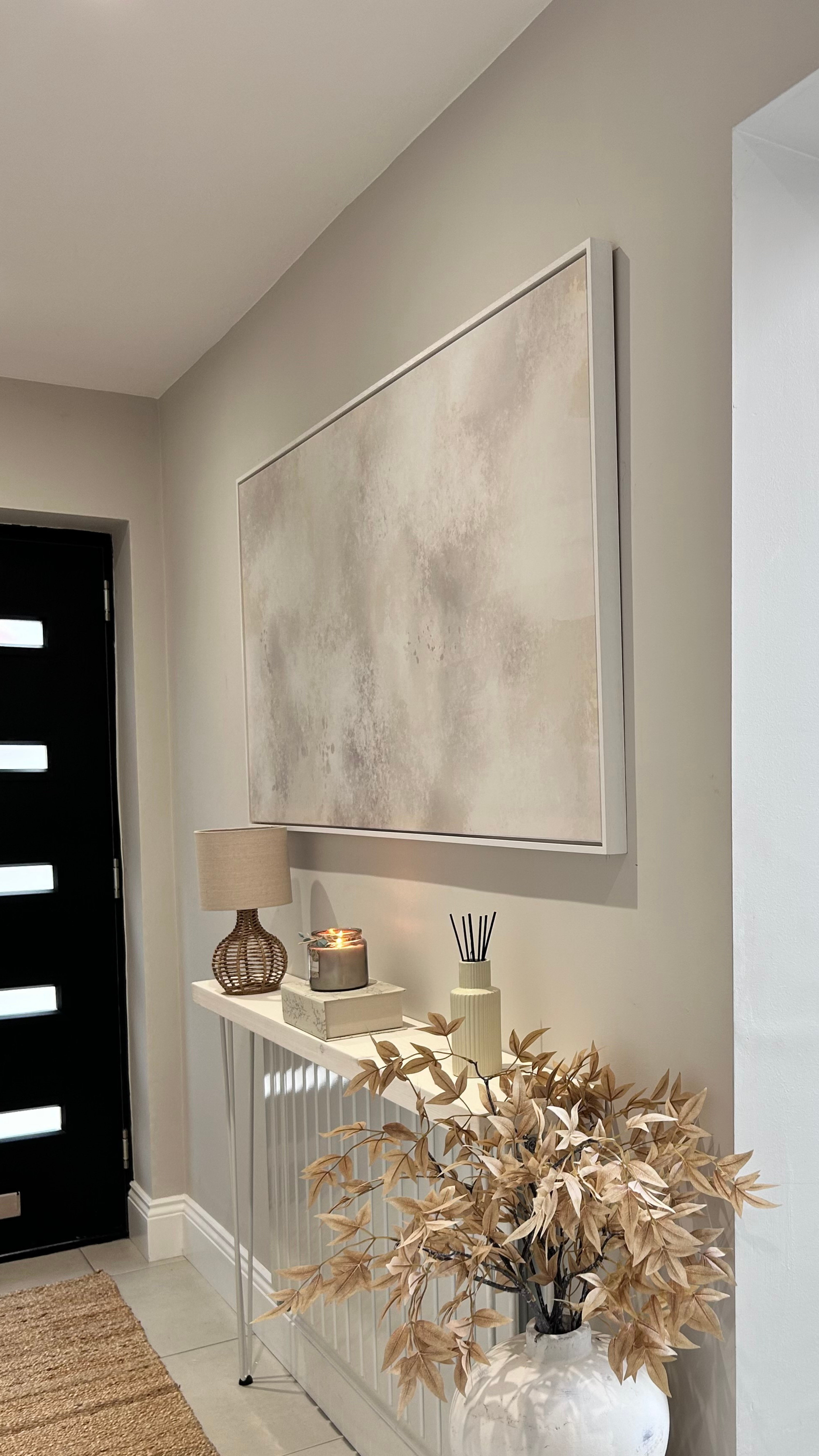 Framed Canvas - Linen Mist