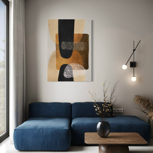 Abstract Canvas Minimalist Art Noble Silhouette -  Modern Art Print