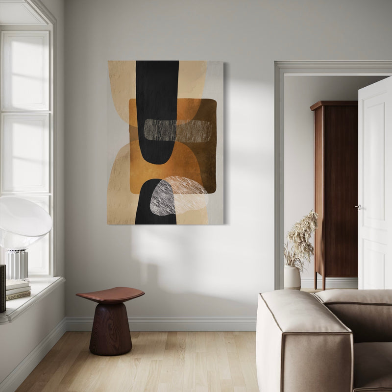 Abstract Canvas Minimalist Art Noble Silhouette -  Modern Art Print