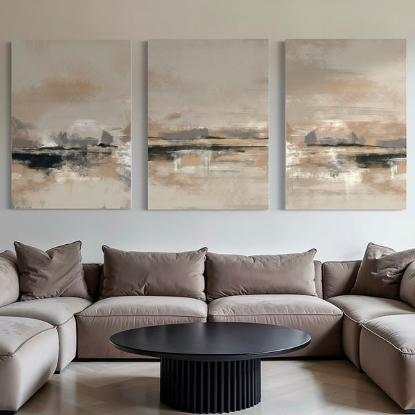 Modern Abstract  Canvas Art Print in Rome - Minimalist Gallery Wall Print