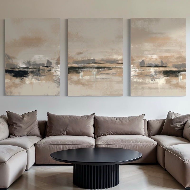 Modern Abstract  Canvas Art Print in Rome - Minimalist Gallery Wall Print