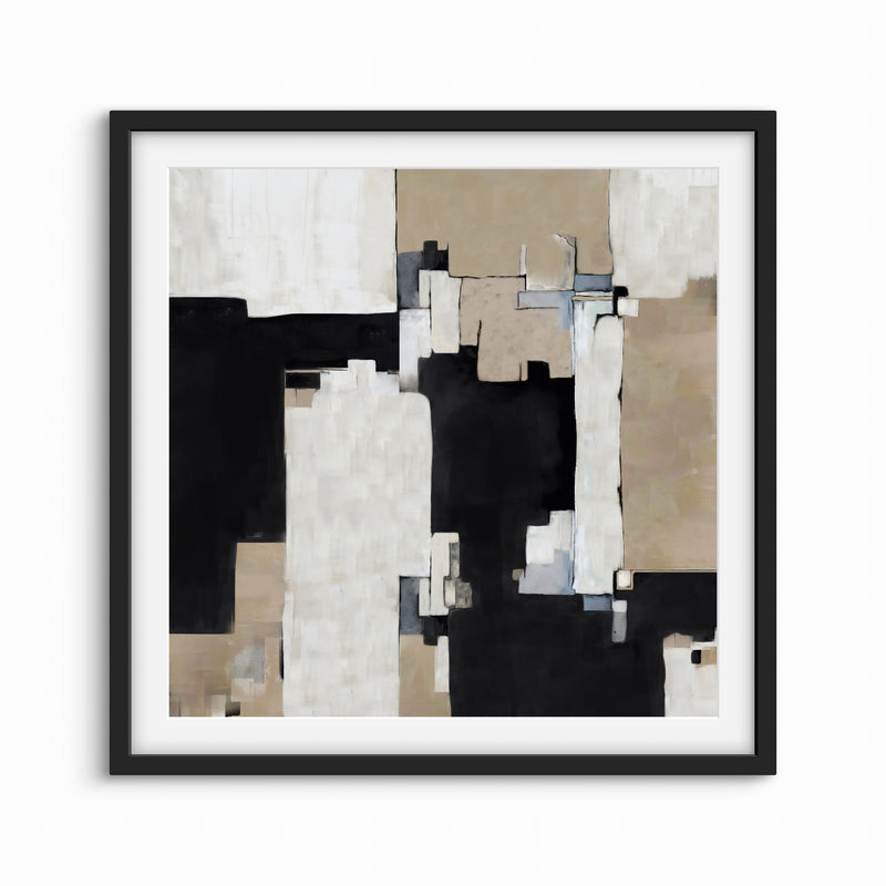 Modern Abstract Art Print Concrete Dreams- Living room art