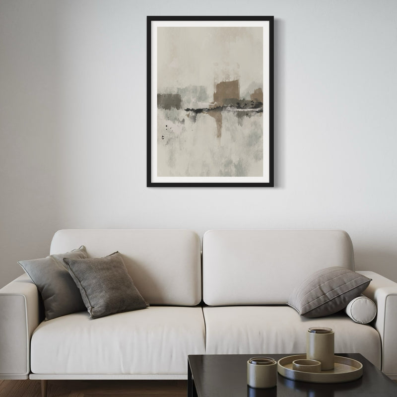 Modern Abstract Art Print Dubrovnik -  Minimalist Home Decor