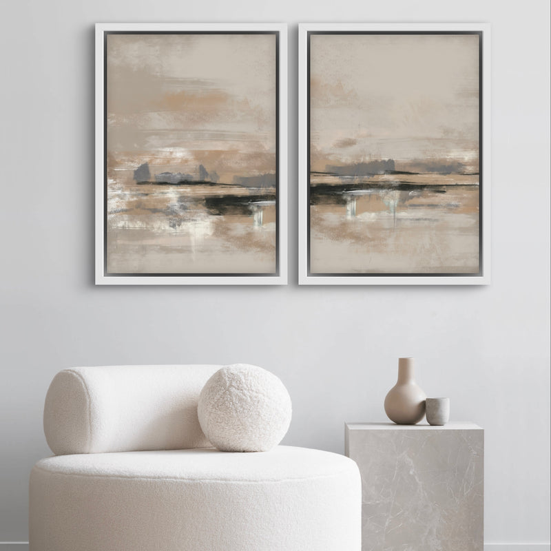 Abstract Art Framed Canvas Print Room - Modern Gallery Wall Print