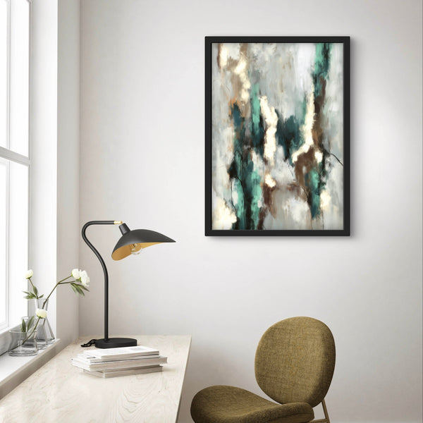 Abstract Art Print Green Forest - Modern Art Print